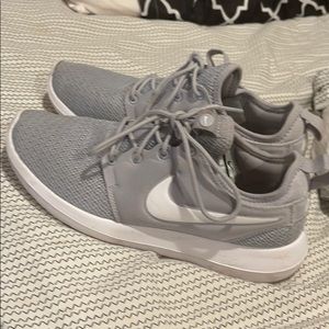 Gray Nike Roshe Run